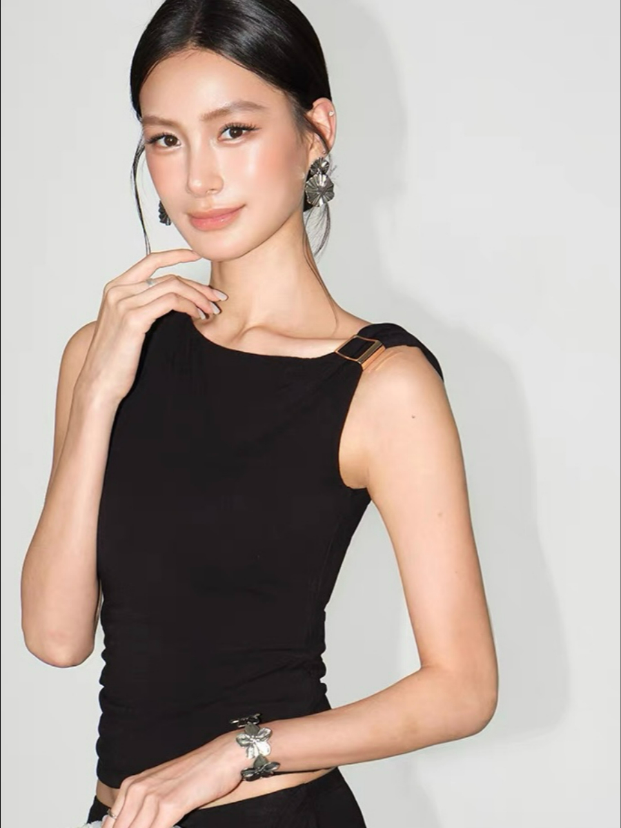 Fabriene Draped Top and Twist Knot Skirt (Top & bottoms sold seperately)