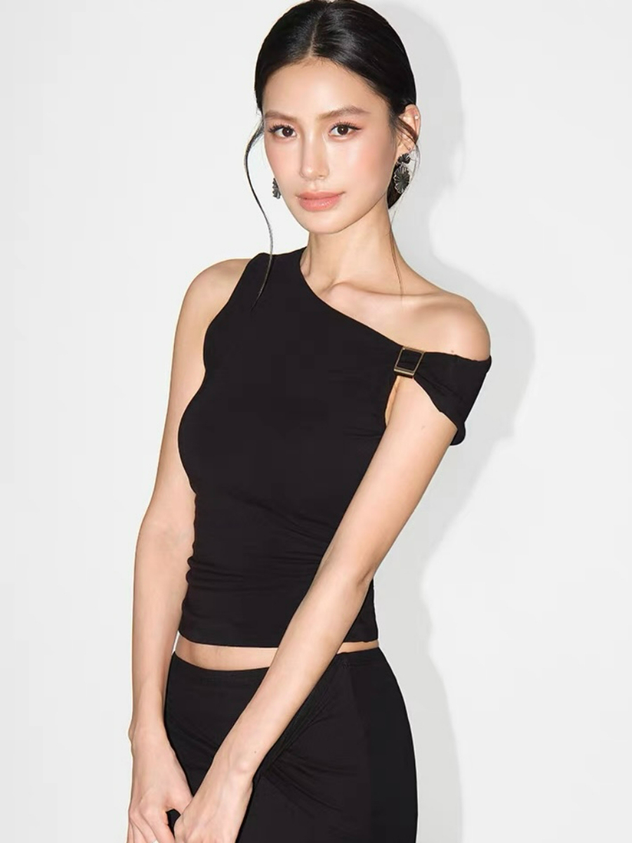 Fabriene Draped Top and Twist Knot Skirt (Top & bottoms sold seperately)