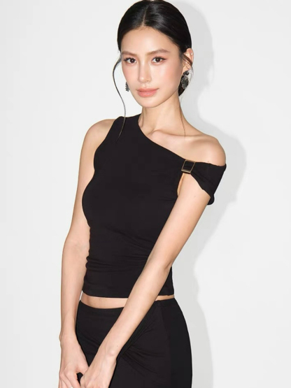 Fabriene Draped Top and Twist Knot Skirt (Top & bottoms sold seperately)