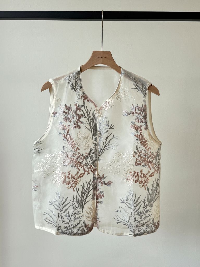 Shuang Sha Organza Oriental Vest (POS)