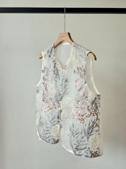 Shuang Sha Organza Oriental Vest (POS)