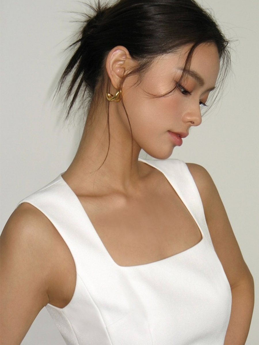 Jaime Squre Neck Mini Hem Dress-The Black Bow-