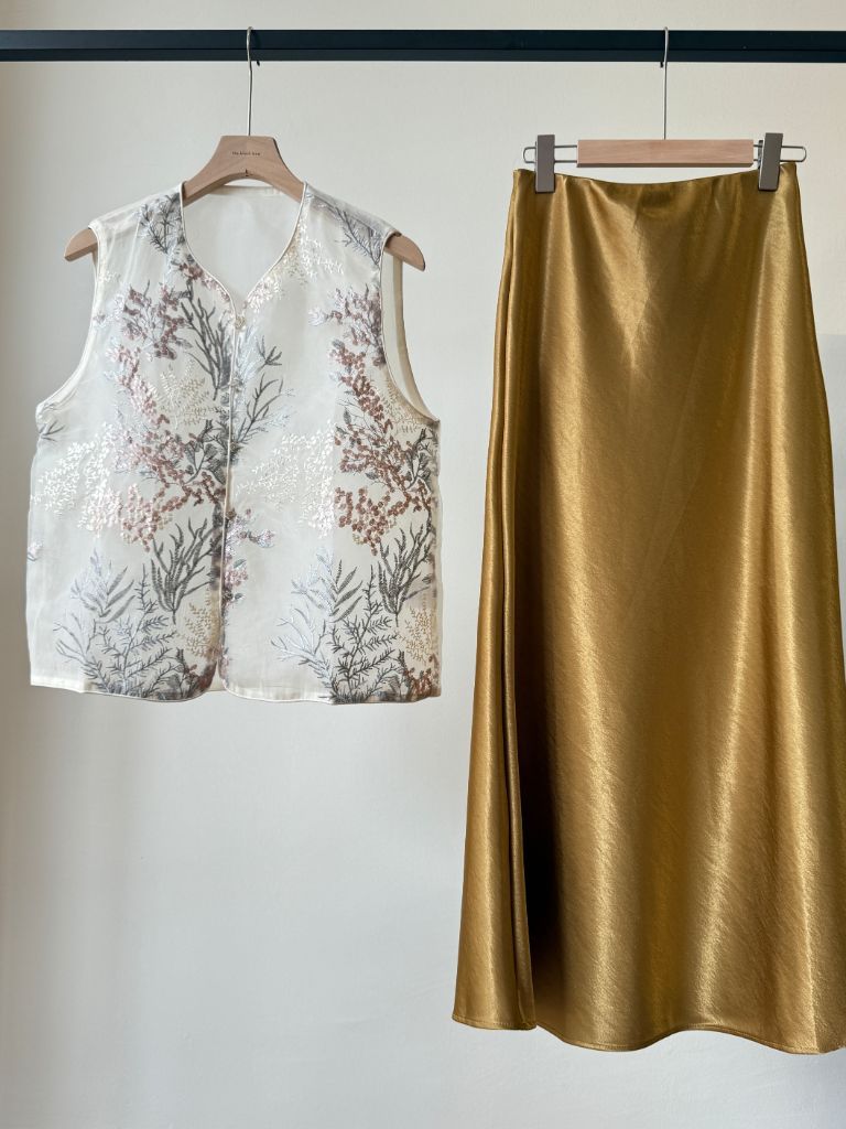 Shuang Sha Organza Oriental Vest (POS)