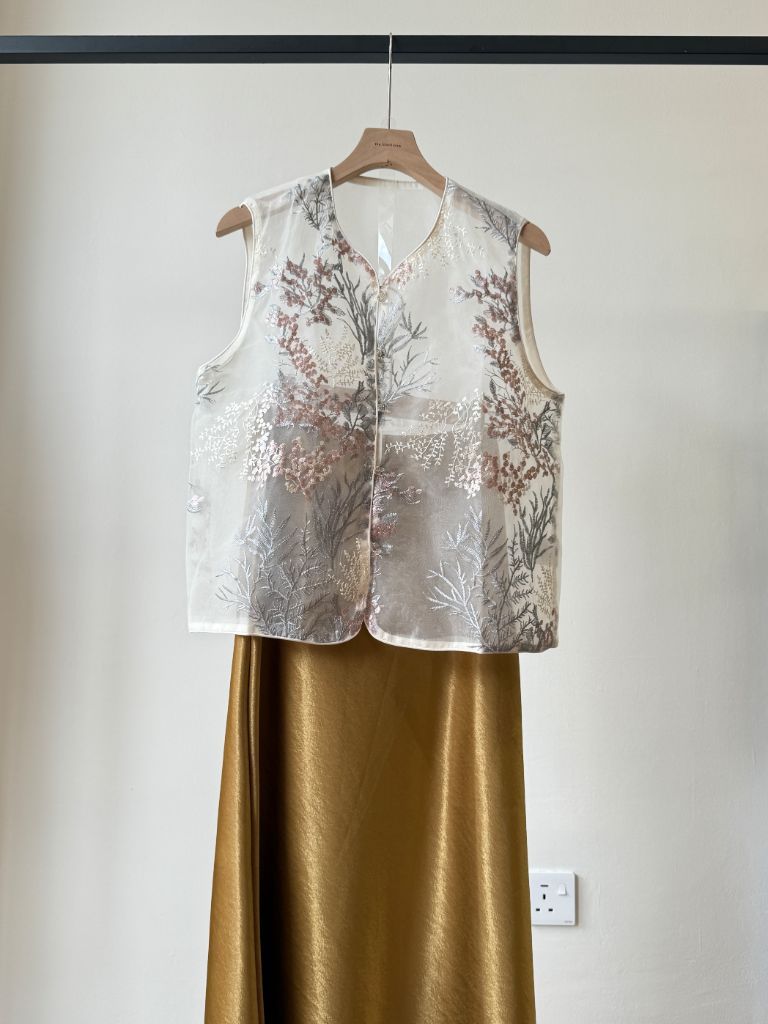 Shuang Sha Organza Oriental Vest (POS)