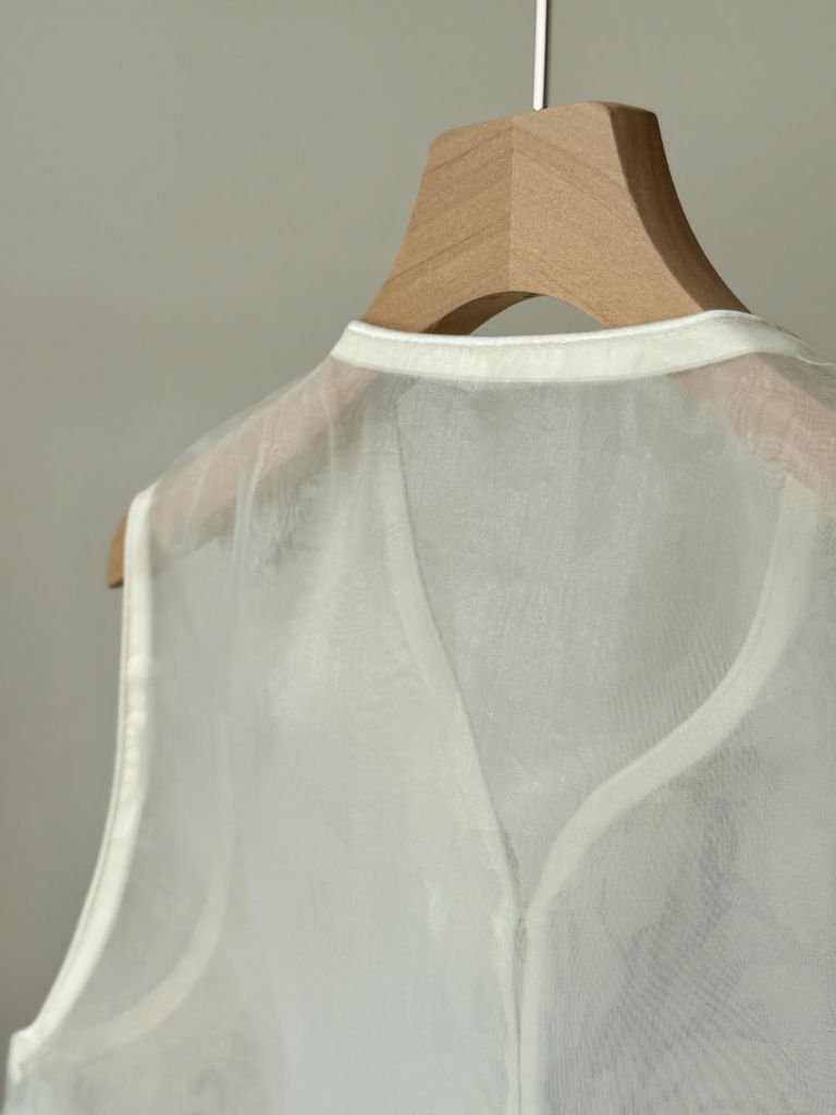 Shuang Sha Organza Oriental Vest (POS)