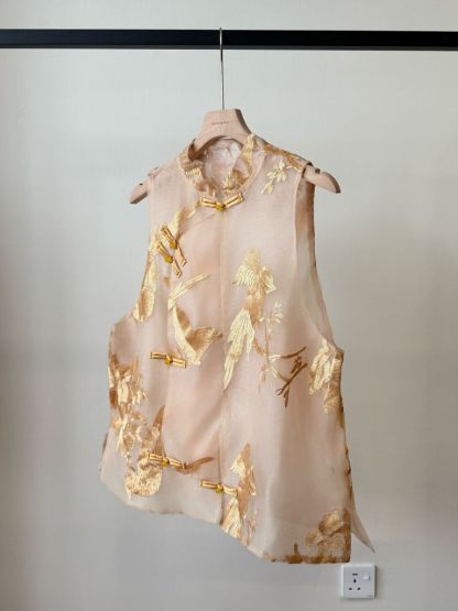 Shuang Lu Organza Oriental Vest (POS)