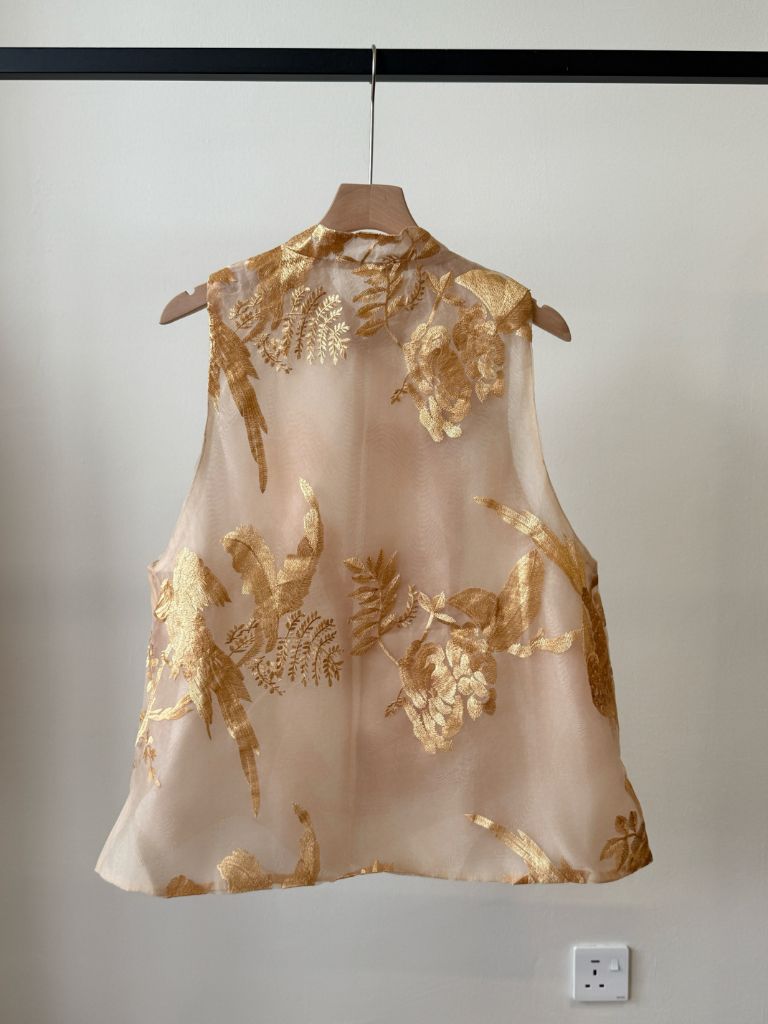 Shuang Lu Organza Oriental Vest (POS)
