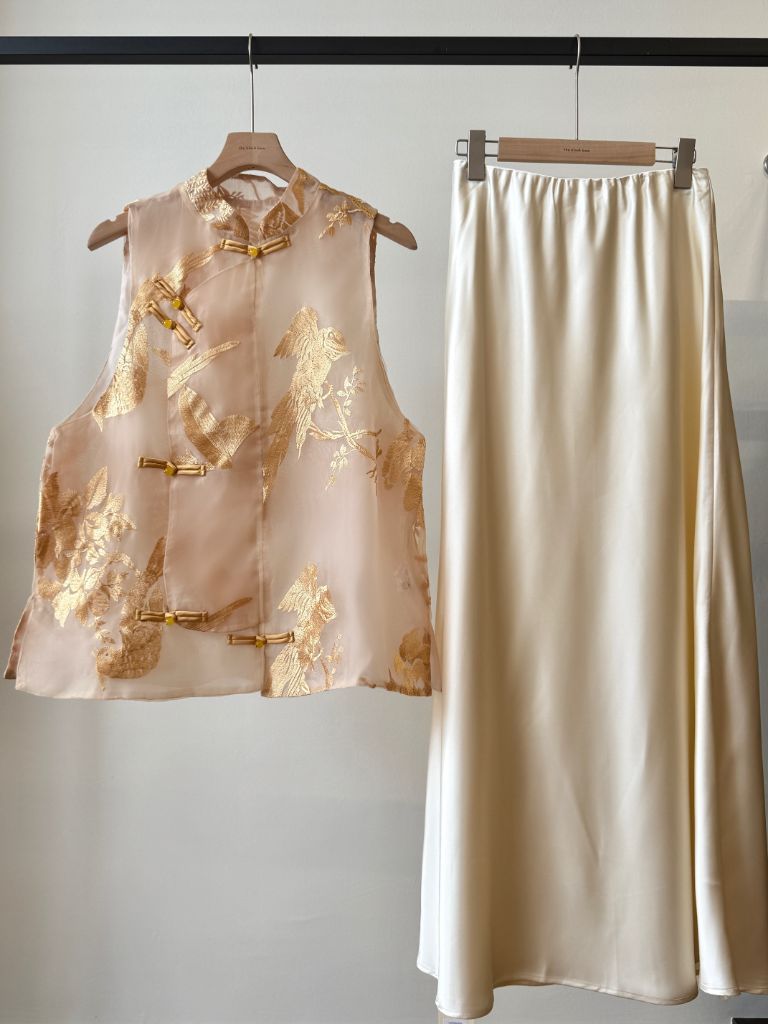 Shuang Lu Organza Oriental Vest (POS)