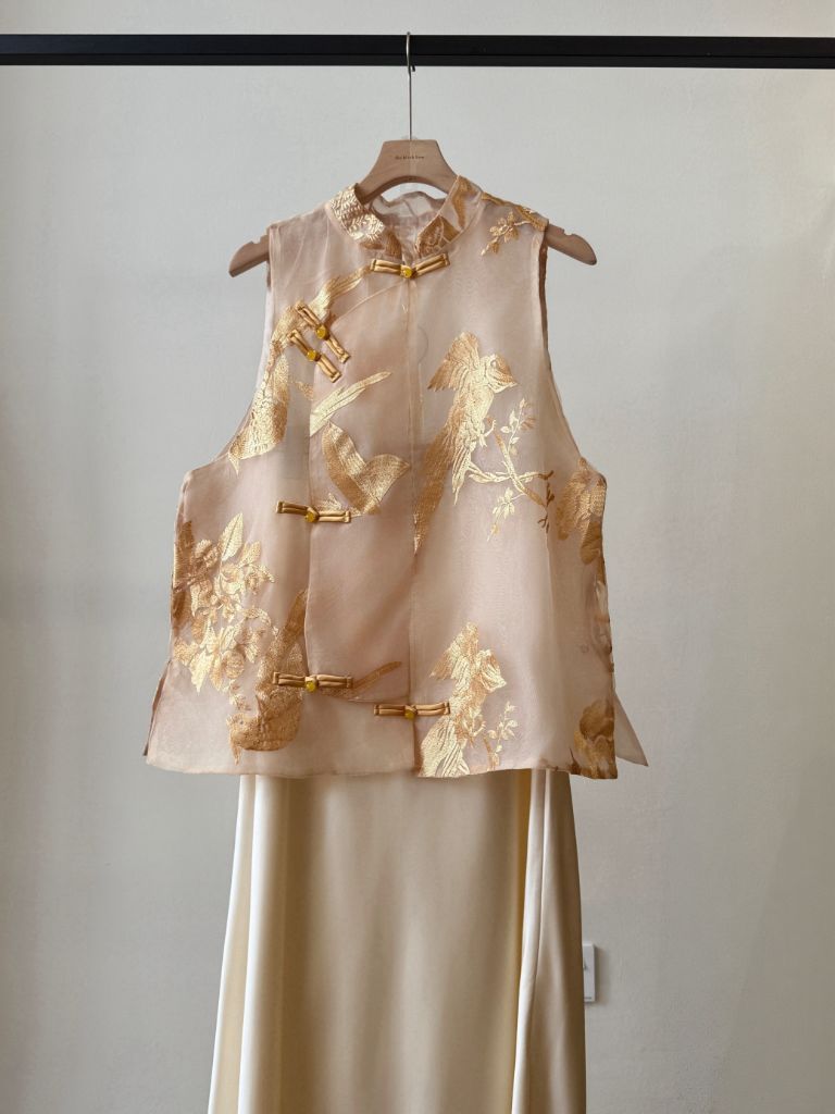 Shuang Lu Organza Oriental Vest (POS)