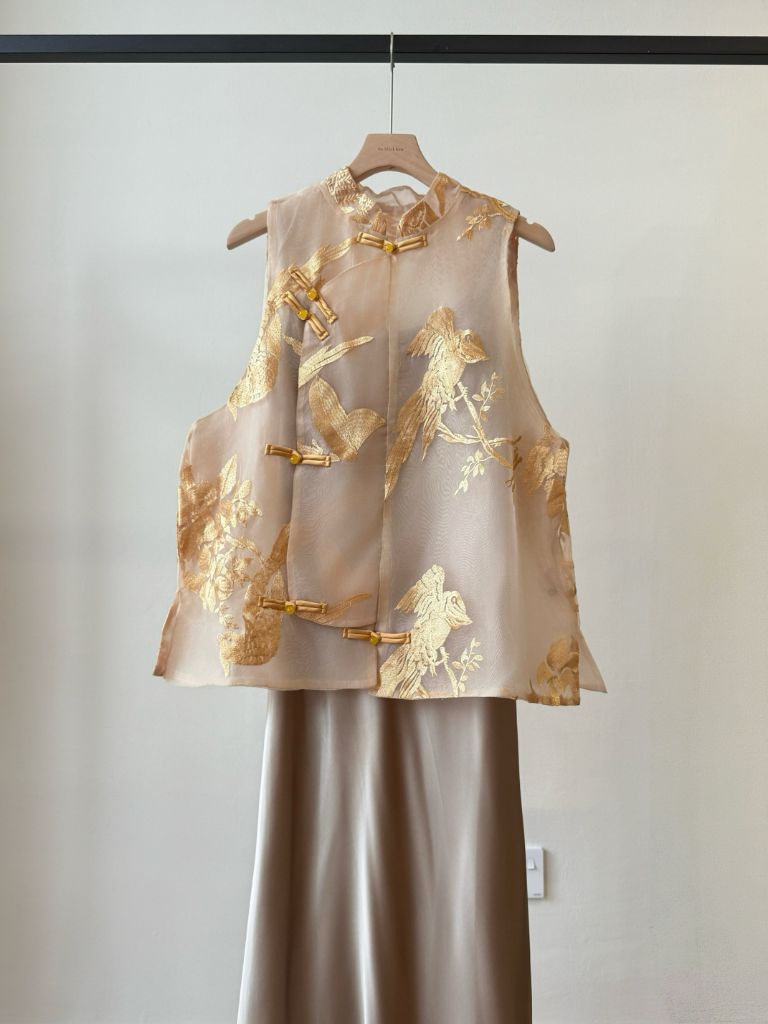 Shuang Lu Organza Oriental Vest (POS)