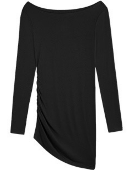 Joell One Shoulder Two Way Top/ Mini Dress-The Black Bow-