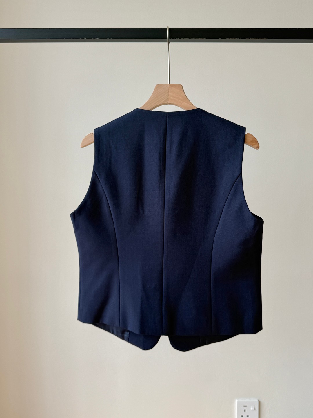 Vicky Asymmetric Button Vest