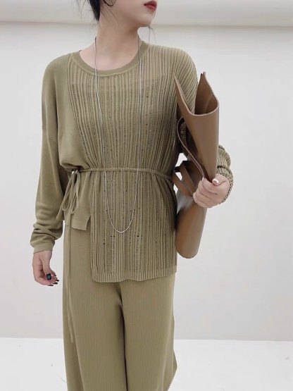 Erin Sheer Knit Top-The Black Bow-