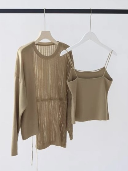 Erin Sheer Knit Top-The Black Bow-