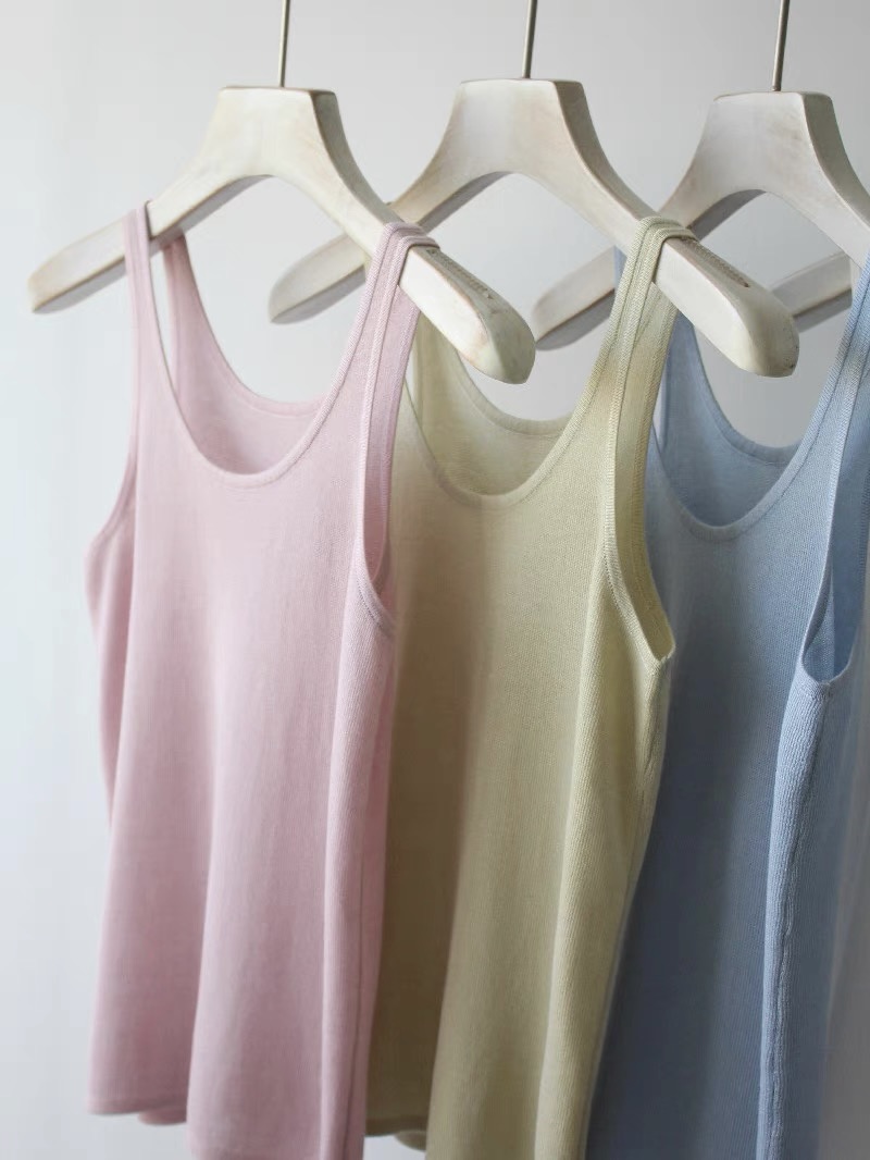 Eva Lyocell Knit Singlet-The Black Bow-