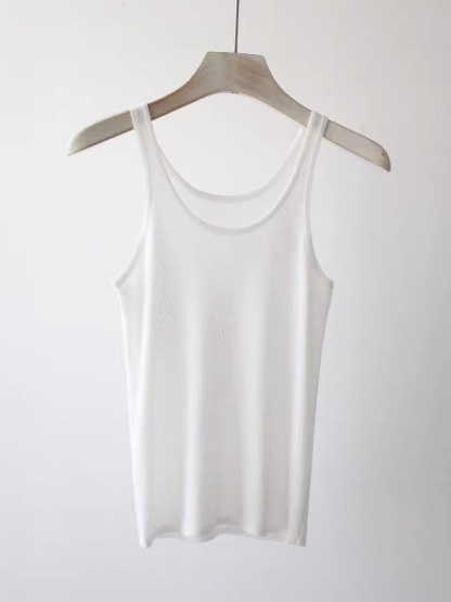 Eva Lyocell Knit Singlet-The Black Bow-