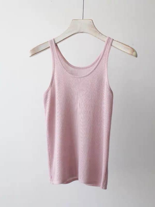 Eva Lyocell Knit Singlet-The Black Bow-