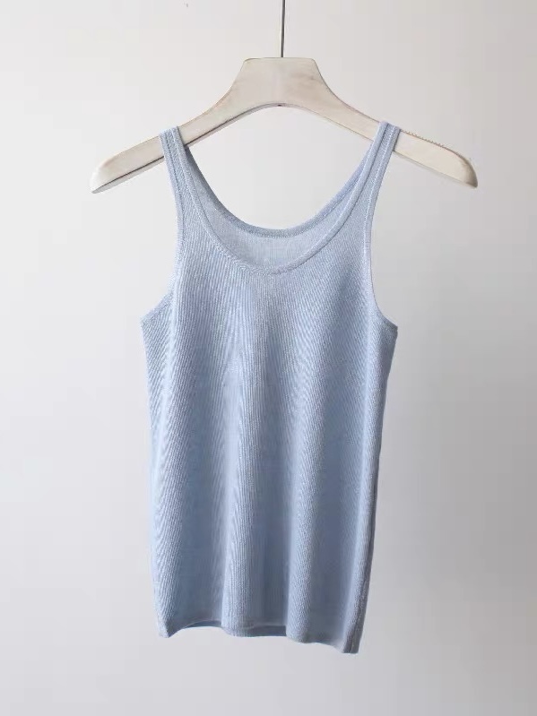 Eva Lyocell Knit Singlet-The Black Bow-