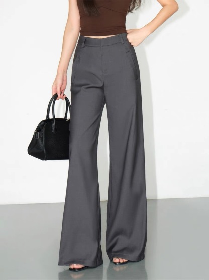 Joziah Straight Cut Pants-The Black Bow-
