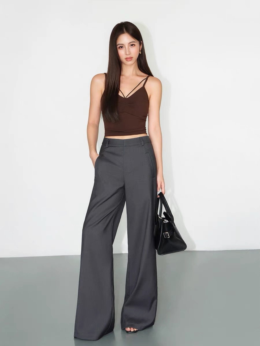 Joziah Straight Cut Pants-The Black Bow-