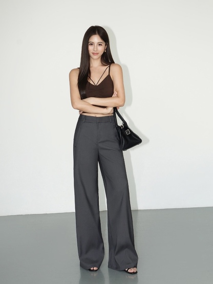 Joziah Straight Cut Pants-The Black Bow-