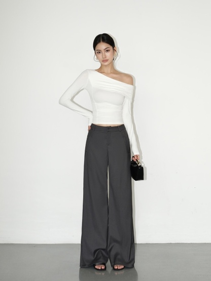 Joziah Straight Cut Pants-The Black Bow-