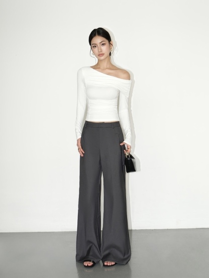 Joziah Straight Cut Pants-The Black Bow-