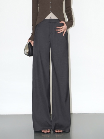 Joziah Straight Cut Pants-The Black Bow-