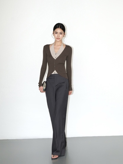 Joziah Straight Cut Pants-The Black Bow-