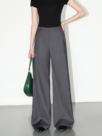 Joziah Straight Cut Pants-The Black Bow-