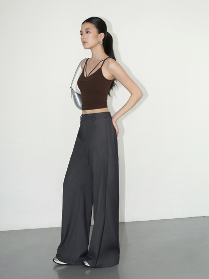 Joziah Straight Cut Pants-The Black Bow-