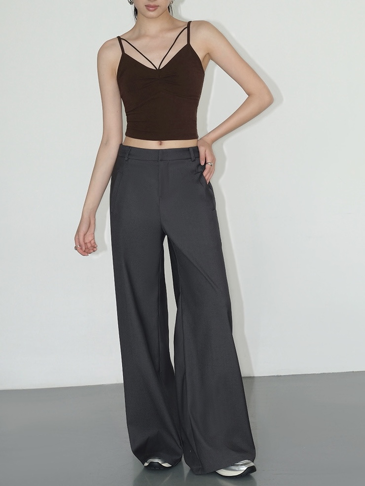 Joziah Straight Cut Pants-The Black Bow-