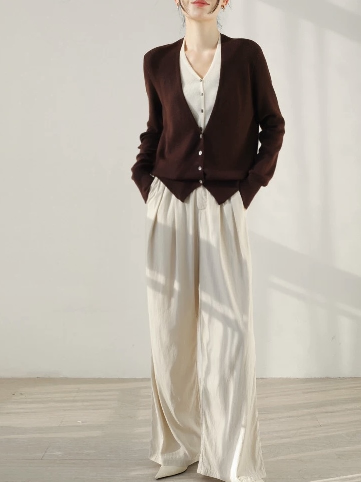 Ogna Fake Two Piece Knit Cardigan (Discounted-Free size)