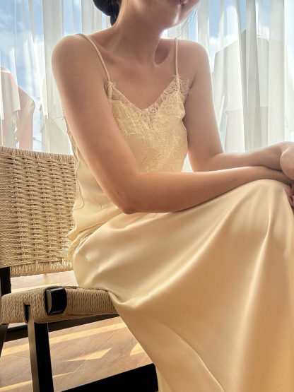 Veera Asymmetric Lacey Cami Top