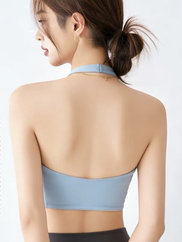 Deacon Halter Neck Padded Workout Tank Top