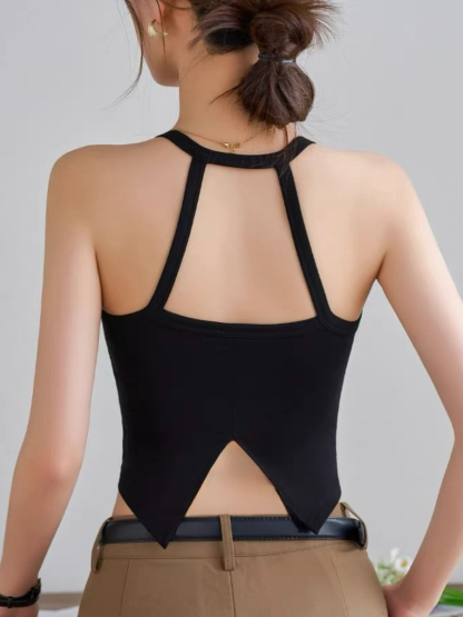 Damary Back Cutout Padded Top