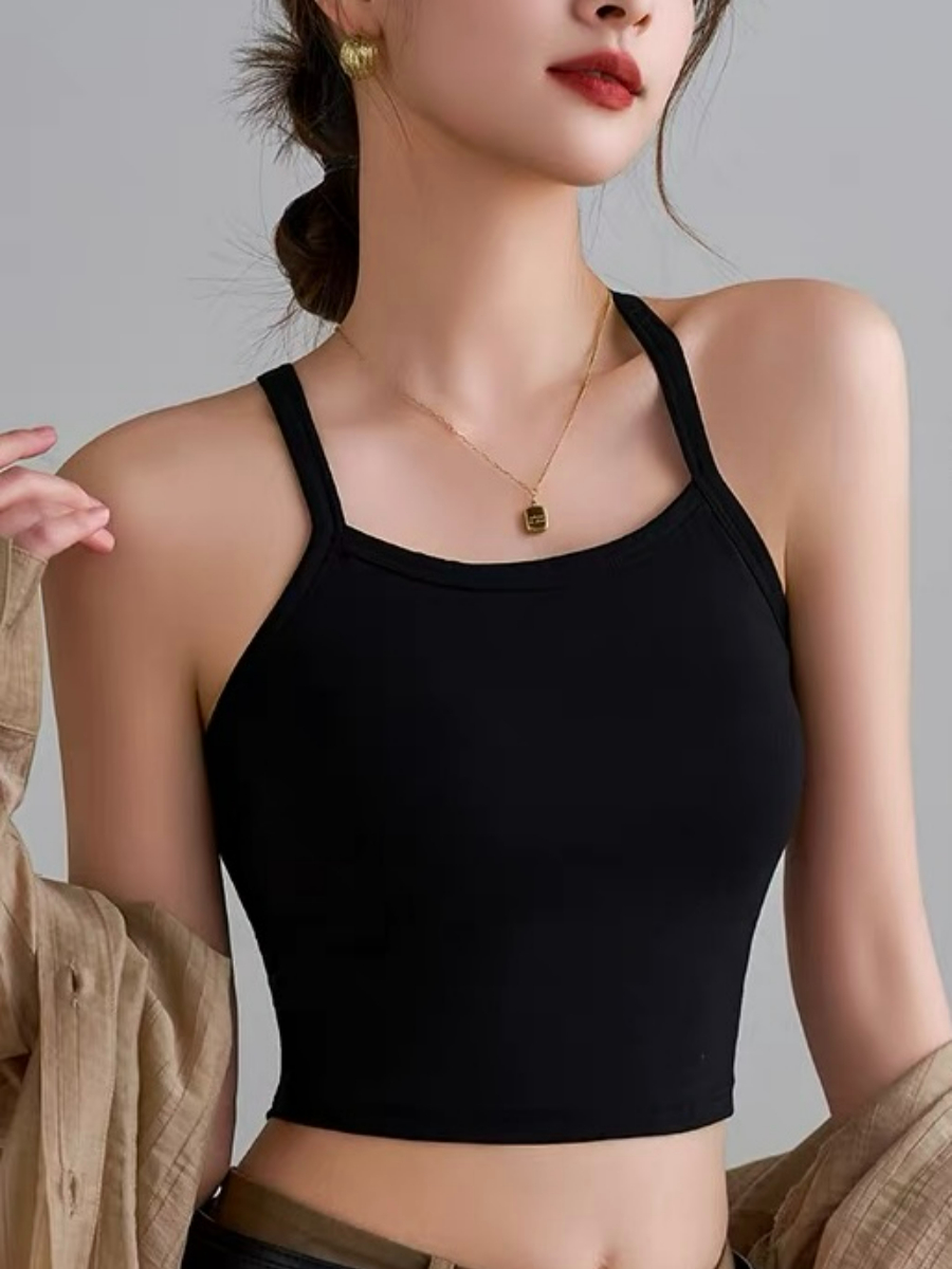 Damary Back Cutout Padded Top