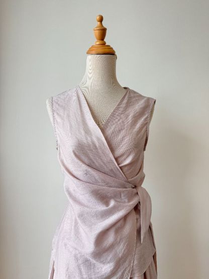 Lena Sleeveless Tied Up Top & Pants Set