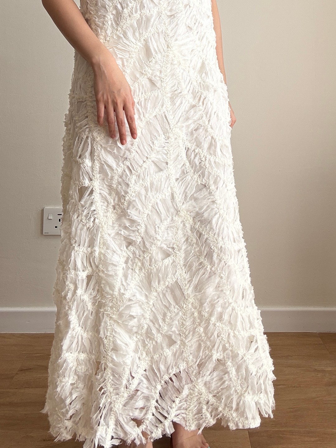 Camilly Pedal Textured Delicate Dress