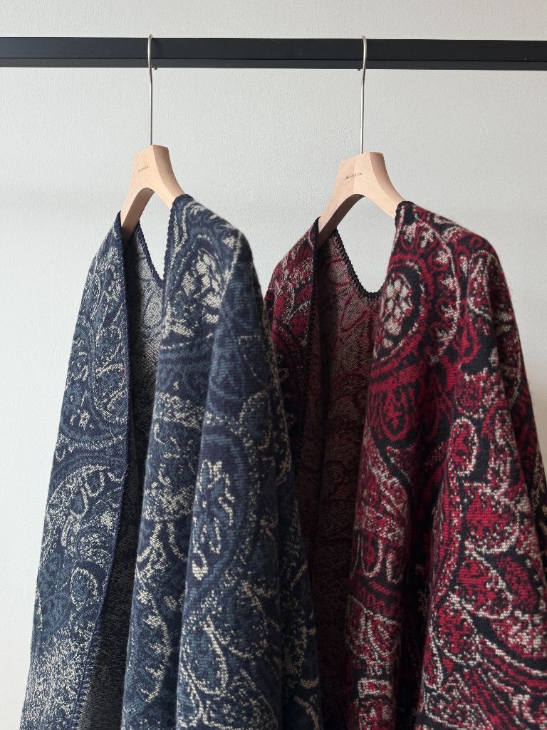 Rosetti Two-Sided Color Block Shawl Wrap