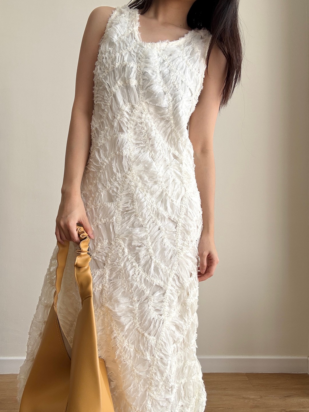 Camilly Pedal Textured Delicate Dress