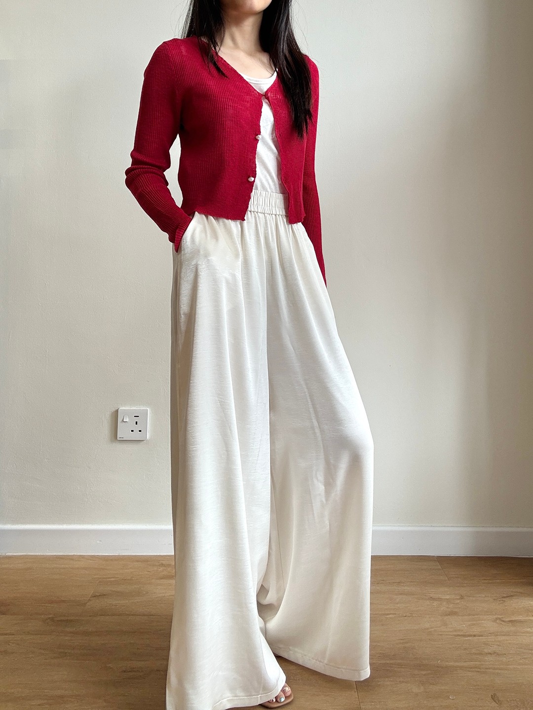 Ling Feng Satin Culottes