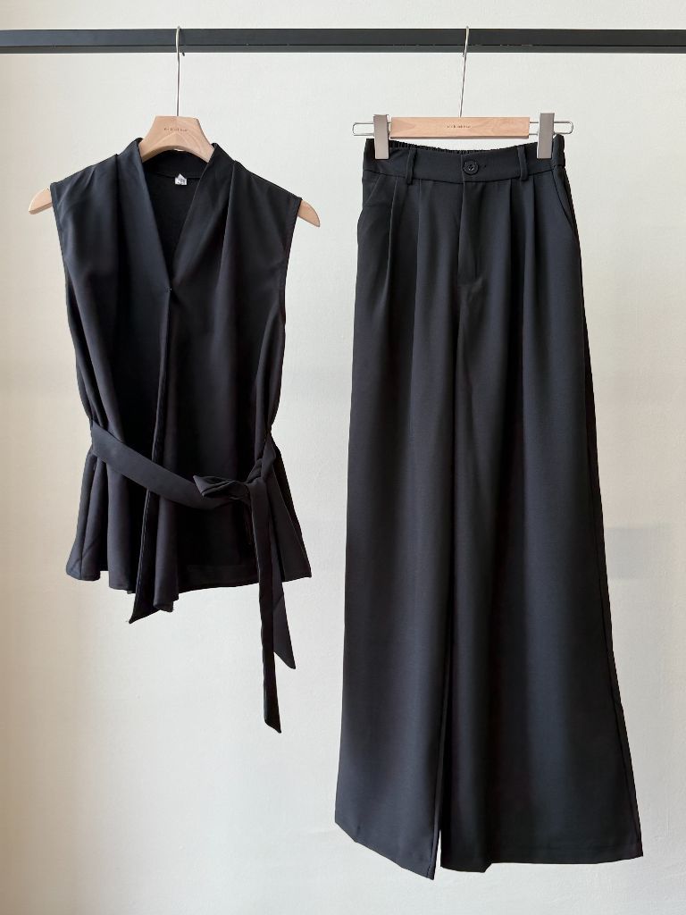 Brandy V-Neck Top & Pants Set