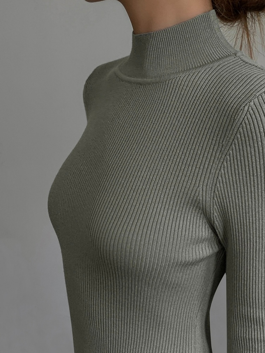 Joan High Neck Mini Dress-The Black Bow-