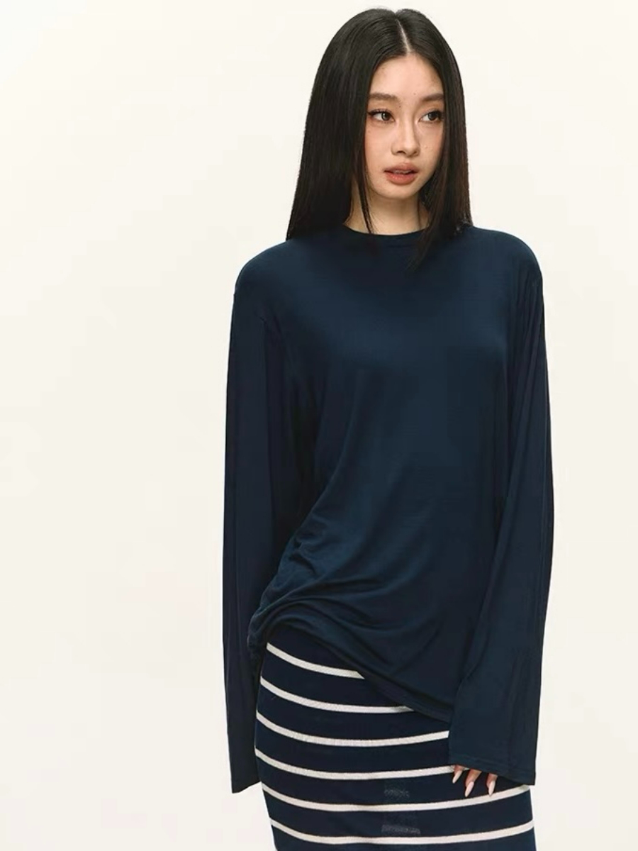 Olivia Long Sleeve Top & Stripe Skirt (Sold Seperately)