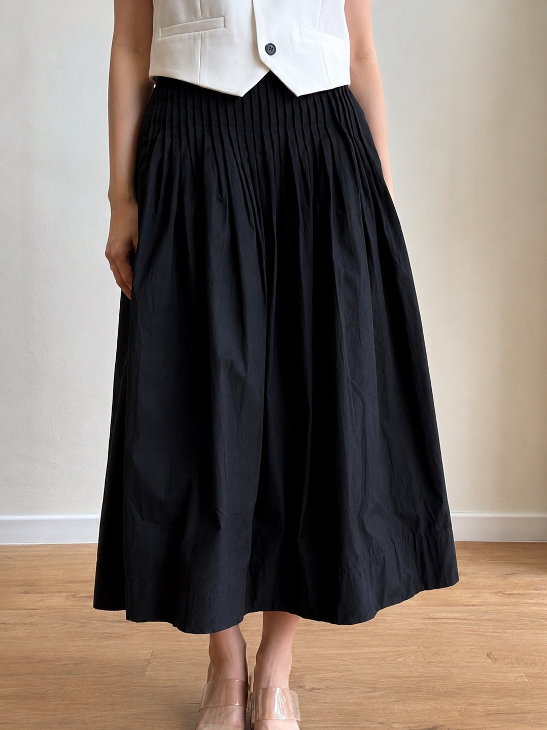 Venus Smocked Waist Maxi Skirt