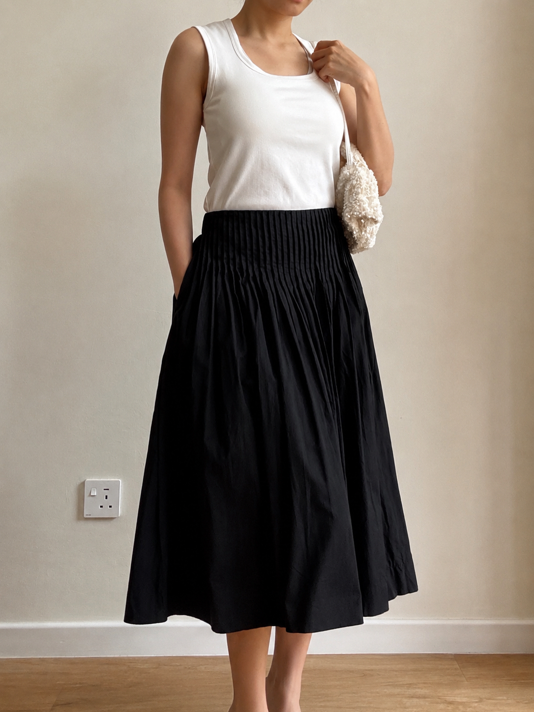 Venus Smocked Waist Maxi Skirt