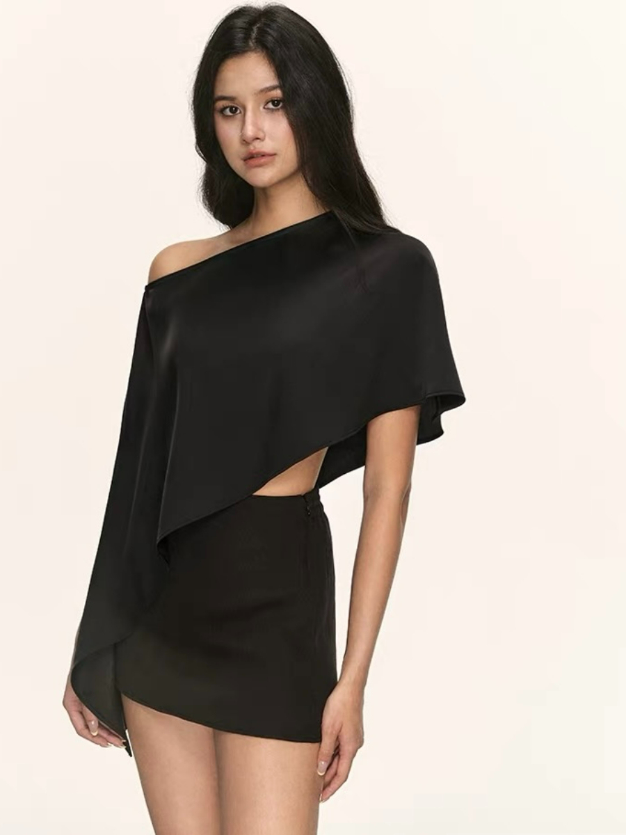 Octavia Flare Cape Shawl