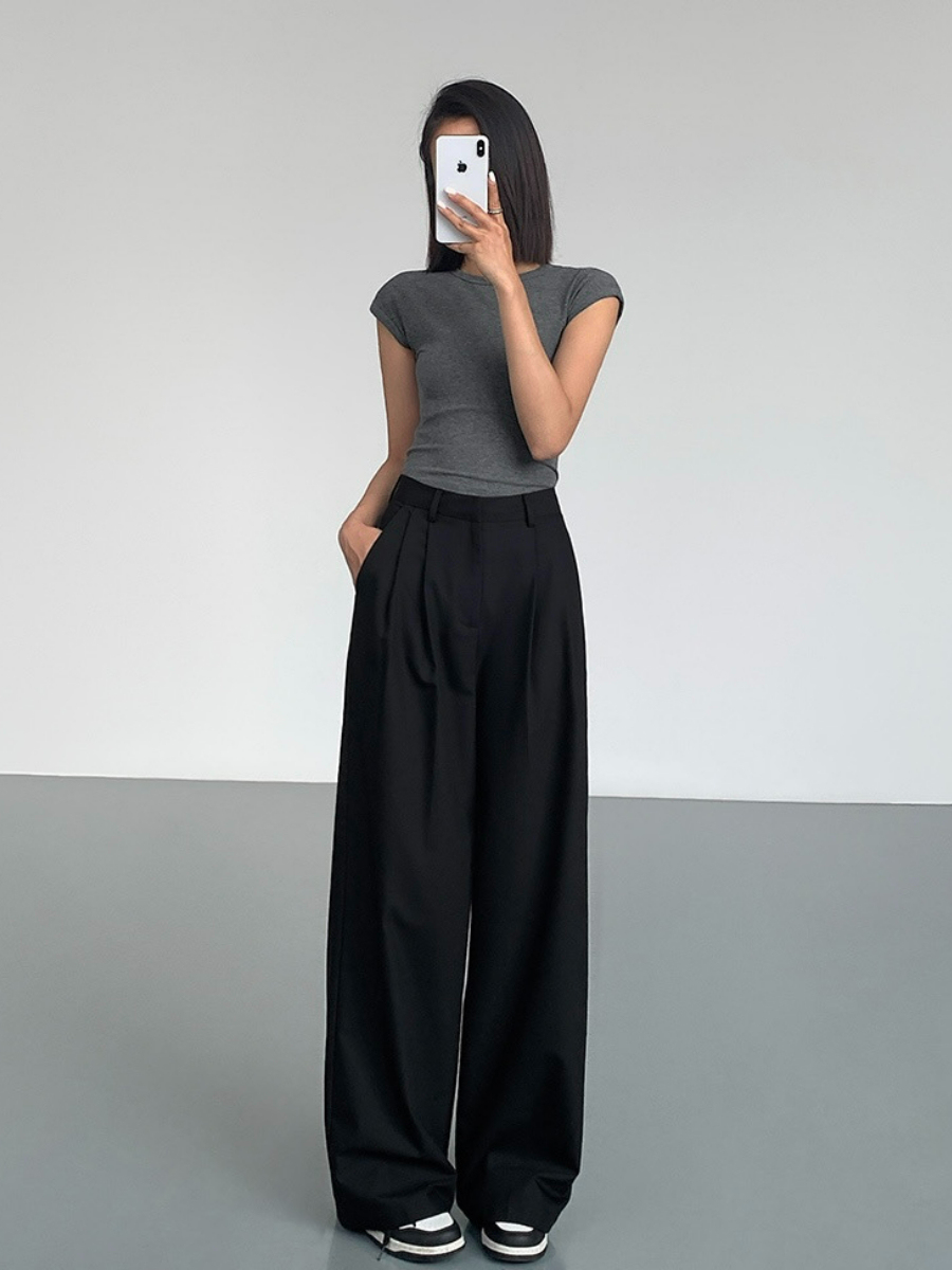 Janiya Cap Sleeve Top-The Black Bow-