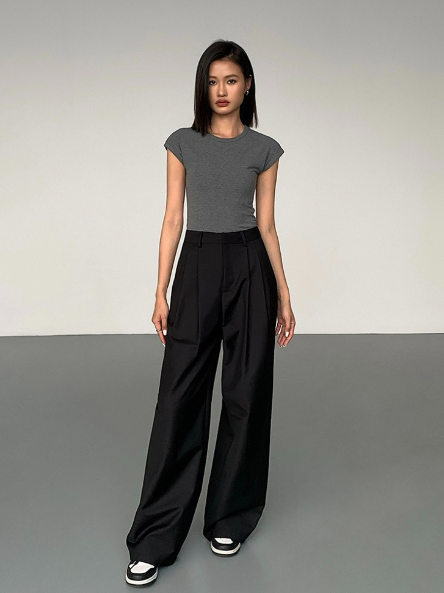 Janiya Cap Sleeve Top-The Black Bow-